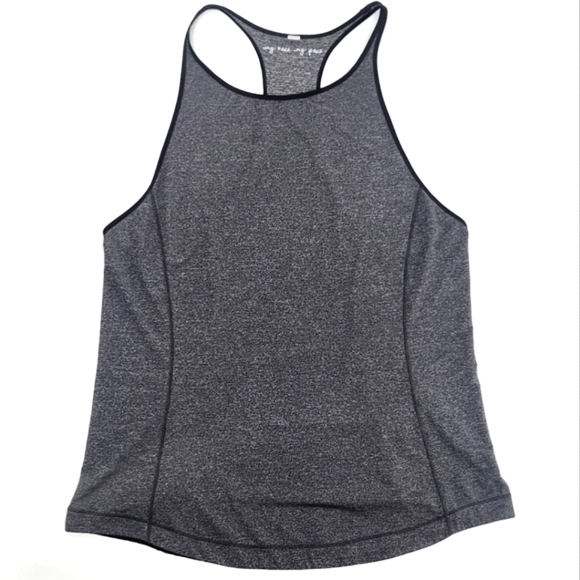 lululemon athletica Tops - Lululemon Time To Sweat Tank Top Womens Estimated Size 8 Heathered Black Gray